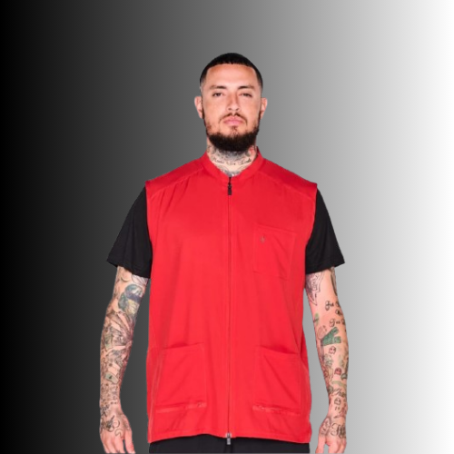 Barber Strong-Barber Vest Red