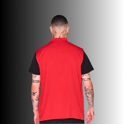 Barber Strong-Barber Vest Red