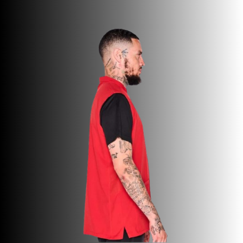 Barber Strong-Barber Vest Red