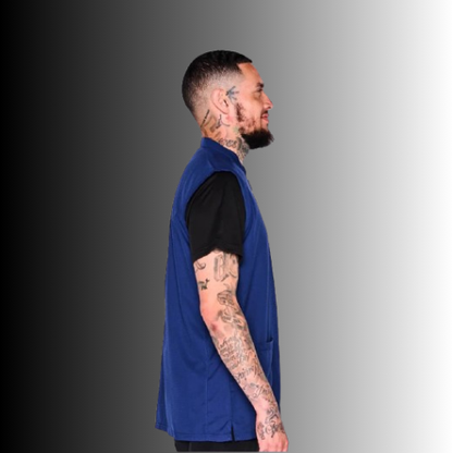 Barber Strong-Barber Vest Blue